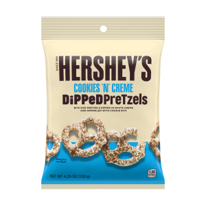 Hershey's Cookies 'n' Cream Dipped Pretzels